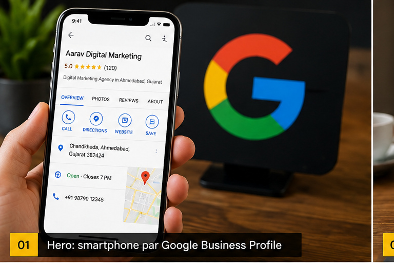 Google Business Profile on smartphone