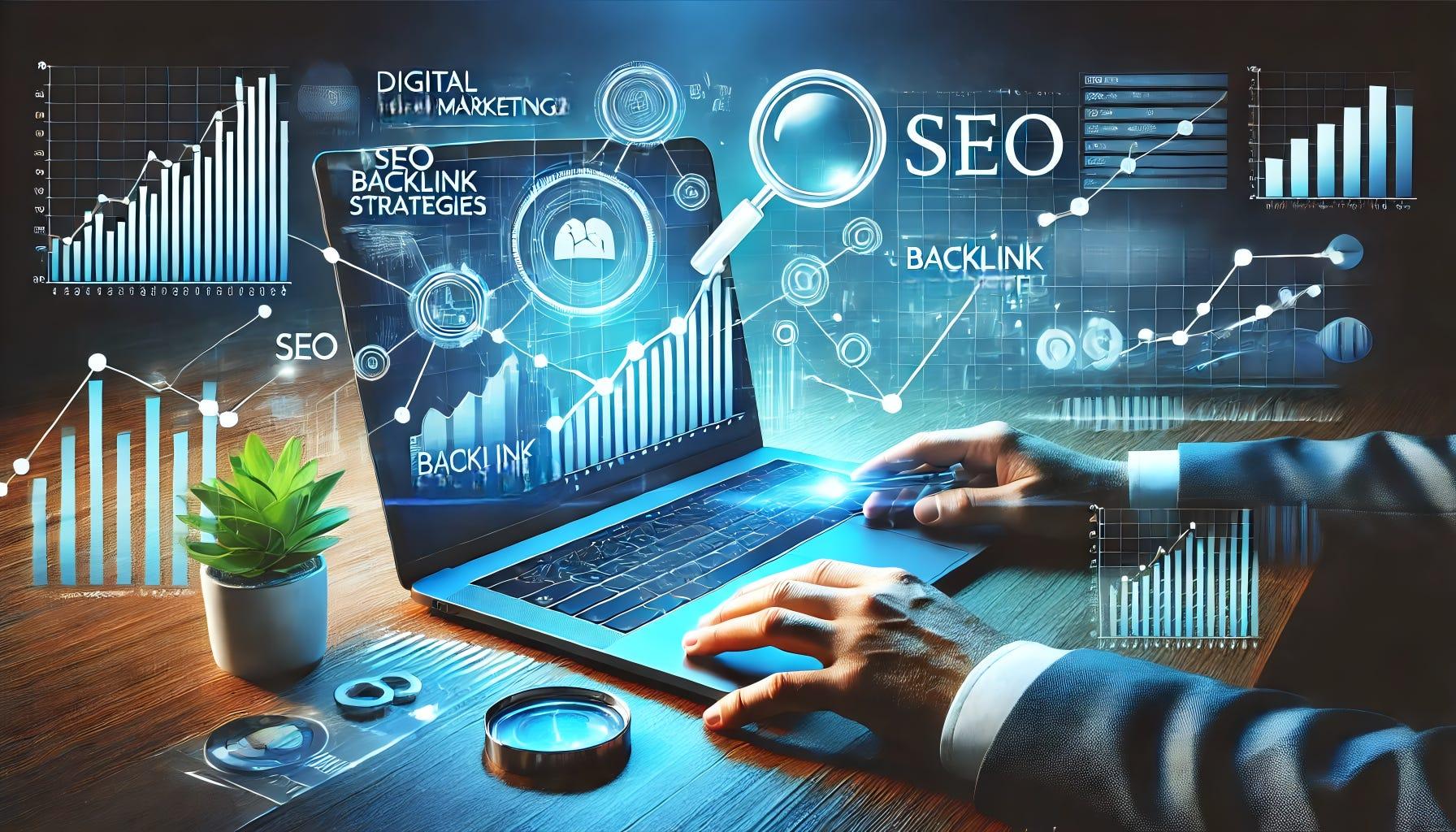 High authority backlinks and white hat SEO link building strategy