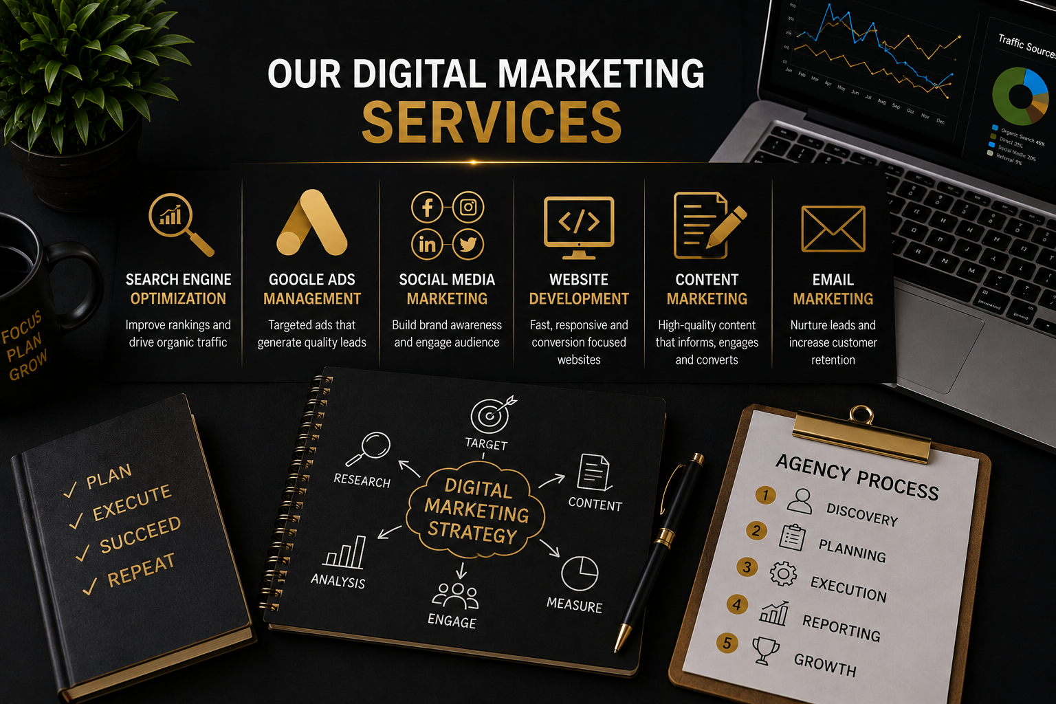 Digital marketing agency services and client strategy