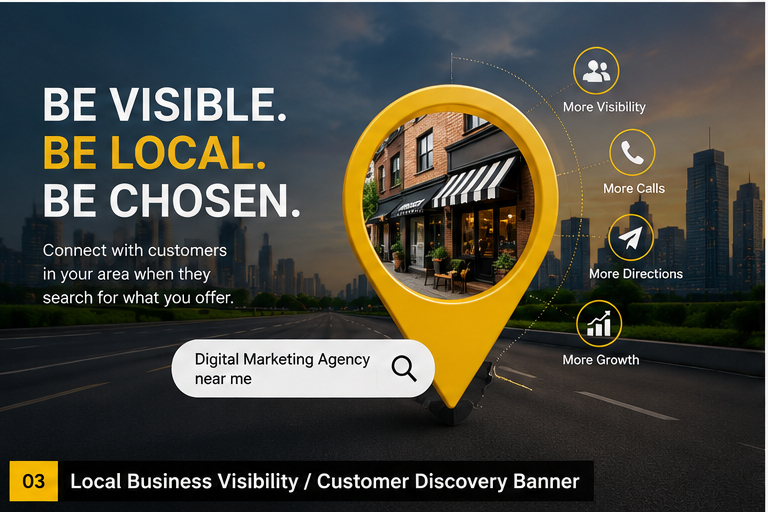 Local business SEO visibility and customer discovery