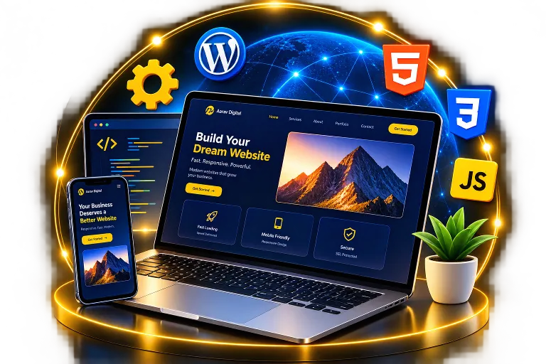 Website development services by Aarav Digital Marketing